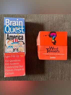 Set of Two Educational Trivia Games